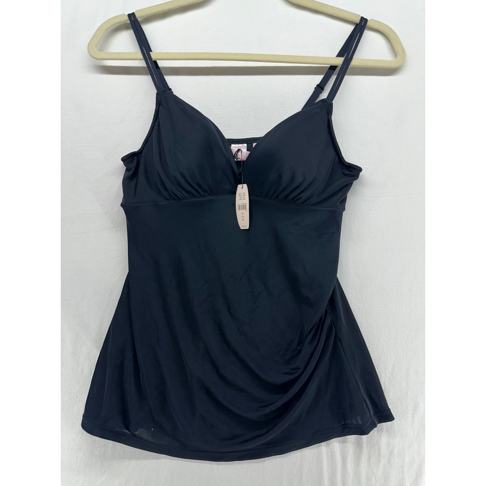 Victorias Secret Very Sexy Black Tank Top Padded Sweetheart Neck M NEW